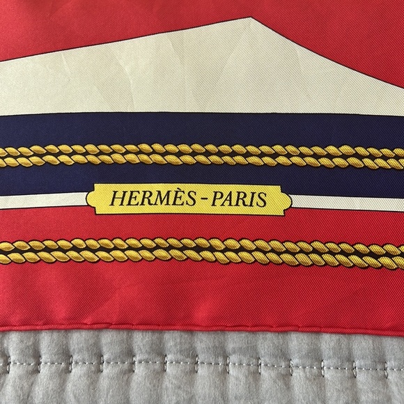 Authentic HERMES Silk Scarf 35” Square - Picture 2 of 7
